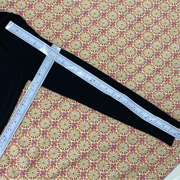 525 America Black Sweater Dress | Long Sleeve | Button Up Collar - Picture 7 of 14